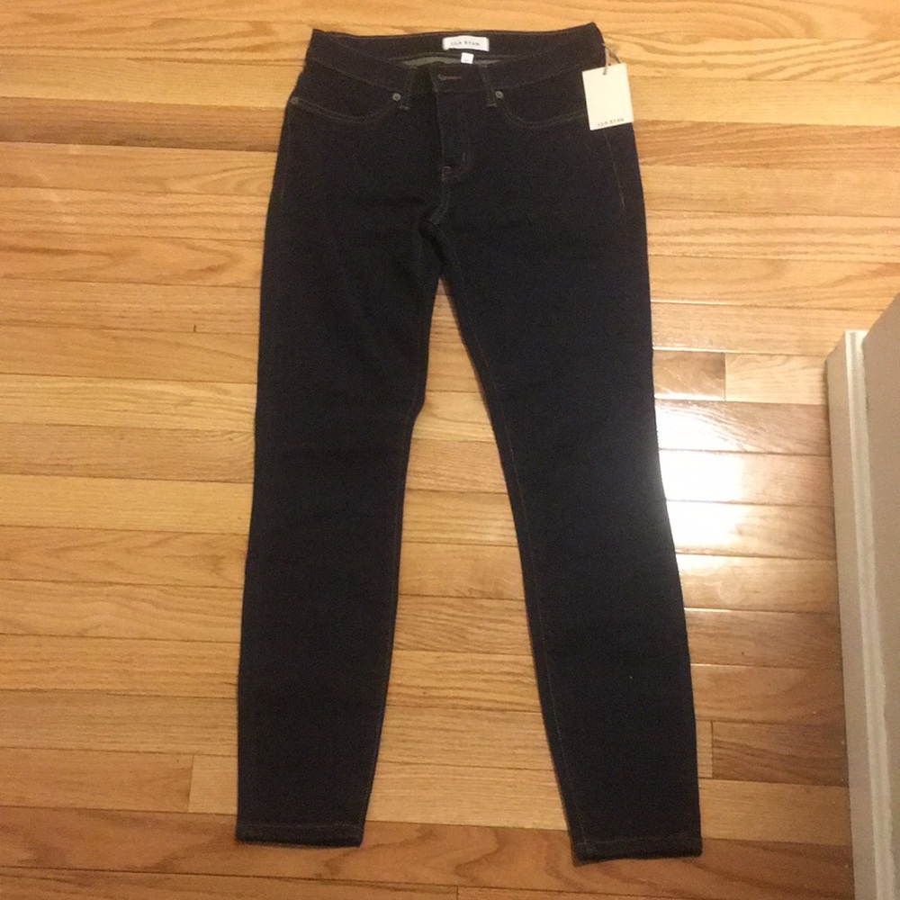 Lila Ryan dark wash skinny jeans